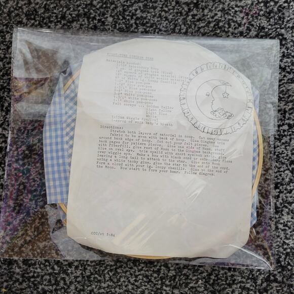 Vintage Nursery Wall Decor DIY Moon Star - Picture 1 of 5